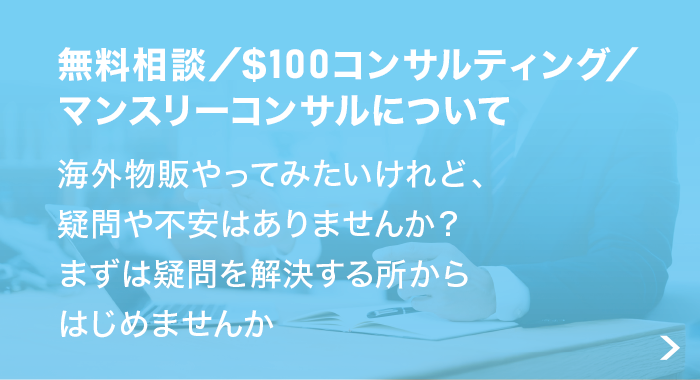 $100コンサルティング/マンスリーコンサルについて $100コンサルティング/マンスリーコンサルについて